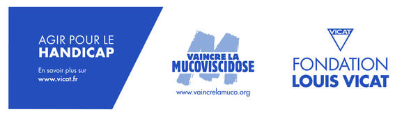 Bannière Agir contre la Handicap Vaincre la mucoviscidose Fondation Louis Vicat