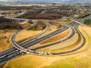 Chantier de l'autoroute A89